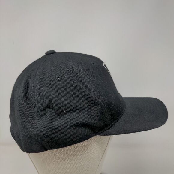 Game Up Snapback Hat Black OSFA Embroidered 6 Panel Sport-Tek - Picture 4 of 8